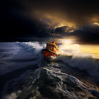 Buy canvas prints of Life Boat by Picture Wizard