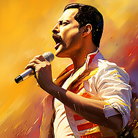 Buy canvas prints of Freddy Mercury by Picture Wizard