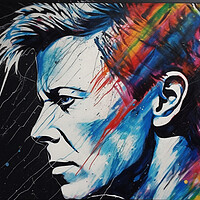 Buy canvas prints of Bowie Abstract by Picture Wizard