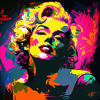 Buy canvas prints of Marilyn Abstract by Picture Wizard