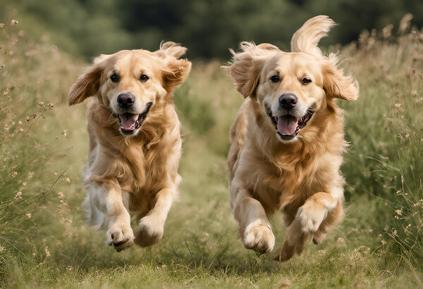Golden Retrievers Picture Board by Picture Wizard