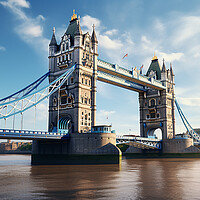 Buy canvas prints of Tower Bridge London by Picture Wizard