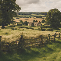 Buy canvas prints of English Countryside by Picture Wizard