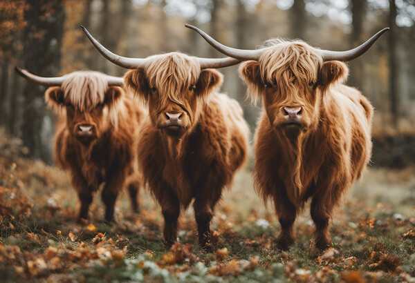 Highland Cow Picture Board by Picture Wizard
