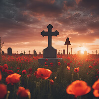 Buy canvas prints of Remembrance Poppies by Picture Wizard