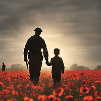 Buy canvas prints of Father Soldier by Picture Wizard
