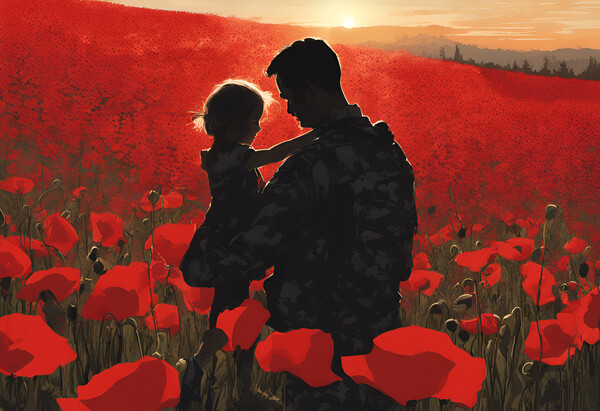 Poppy Field Homecoming Picture Board by Picture Wizard
