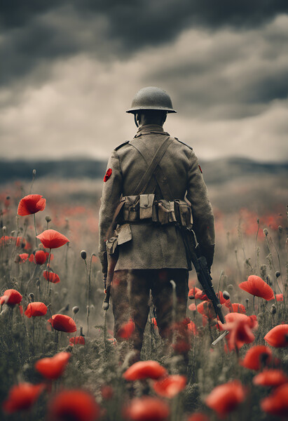 Poppy Soldier Picture Board by Picture Wizard