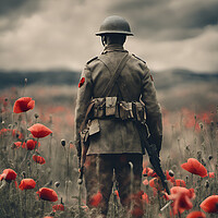 Buy canvas prints of Poppy Soldier by Picture Wizard