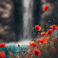 Buy canvas prints of Poppy Falls by Picture Wizard