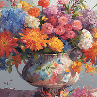 Buy canvas prints of Floral Bouquet by Picture Wizard