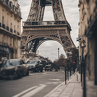 Buy canvas prints of The Eiffel Tower by Picture Wizard