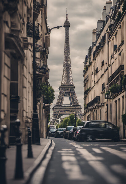 Paris Streets Picture Board by Picture Wizard