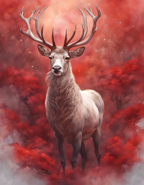 Majestic Stag Picture Board by Picture Wizard