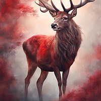 Buy canvas prints of Majestic Red Stag by Picture Wizard