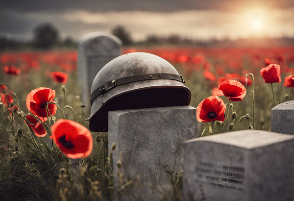 Poppy Remembrance Picture Board by Picture Wizard