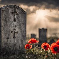 Buy canvas prints of Poppy Remembrance by Picture Wizard