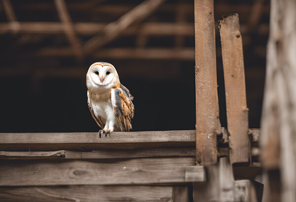 Barn Owl Picture Board by Picture Wizard