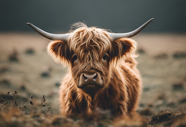 Highland Cow  Picture Board by Picture Wizard
