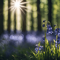 Buy canvas prints of Bluebell Wood by Picture Wizard