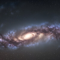 Buy canvas prints of The Galaxy by Picture Wizard