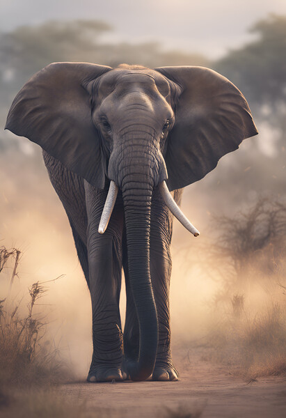 African Elephant Picture Board by Picture Wizard