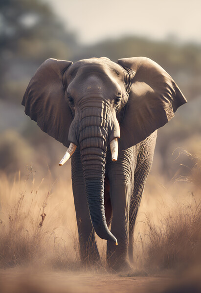 African Elephant Picture Board by Picture Wizard