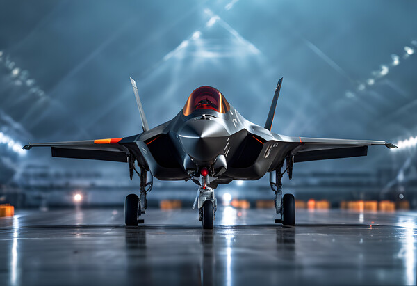 F35 Lightning Jet Picture Board by Picture Wizard