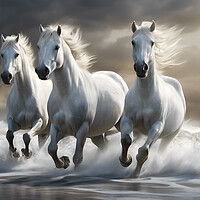 Buy canvas prints of Wild Horses by Picture Wizard