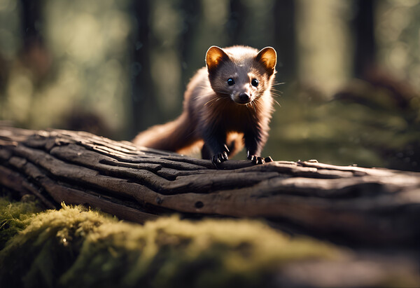 Pine Marten Picture Board by Picture Wizard