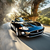 Buy canvas prints of Jaguar XKR by Picture Wizard