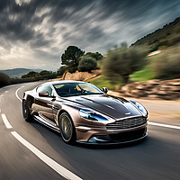 Buy canvas prints of Aston Martin by Picture Wizard