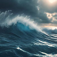 Buy canvas prints of Waves by Picture Wizard