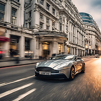 Buy canvas prints of Aston Martin Vanquish by Picture Wizard
