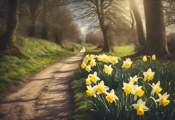 Daffodils Picture Board by Picture Wizard