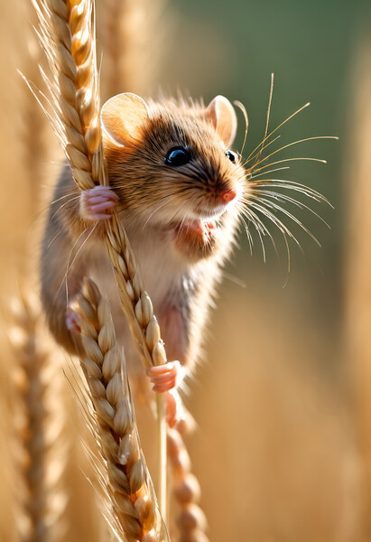 Harvest Mouse Picture Board by Picture Wizard