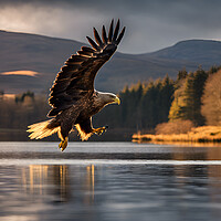 Buy canvas prints of White Tailed Eagle by Picture Wizard