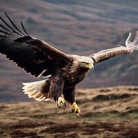 Buy canvas prints of White Tailed Eagle by Picture Wizard