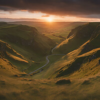 Buy canvas prints of Winnats Pass by Picture Wizard