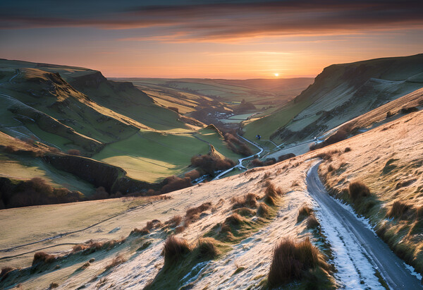 Winnats Pass Picture Board by Picture Wizard