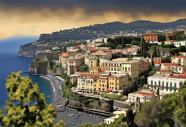 Sorrento Picture Board by Picture Wizard