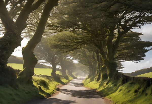 Avenue of Beech Trees Picture Board by Picture Wizard