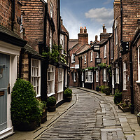 Buy canvas prints of Cobbled York Streets by Picture Wizard