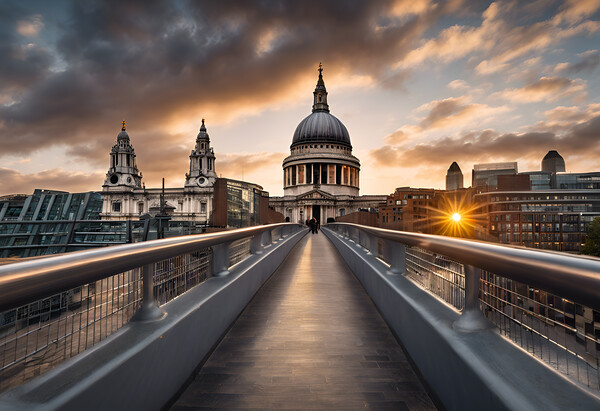 St Pauls Cathedral Picture Board by Picture Wizard