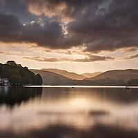 Buy canvas prints of Sunrise on Lake Windermere by Picture Wizard