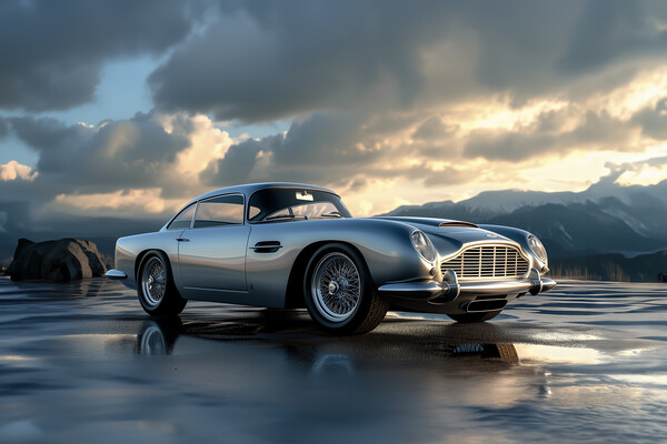 Aston Martin DB5 Picture Board by Picture Wizard