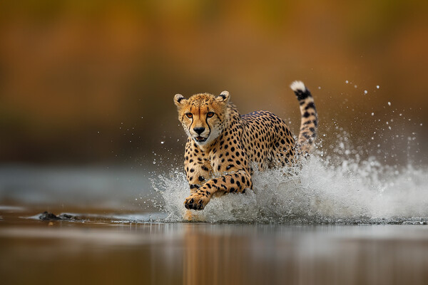 Cheetah Running Picture Board by Picture Wizard