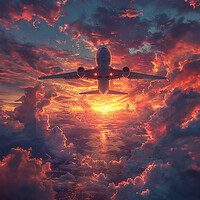 Buy canvas prints of Airplane Take Off by Picture Wizard