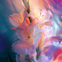 Buy canvas prints of Lily Abstract by Picture Wizard