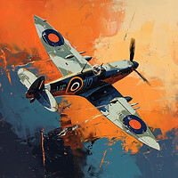 Buy canvas prints of Spitfire Art by Picture Wizard